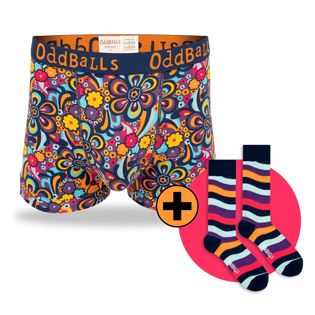 06 Month Pre-Paid: Mens Boxer Shorts & Free Socks - Monthly Subscription [G2]