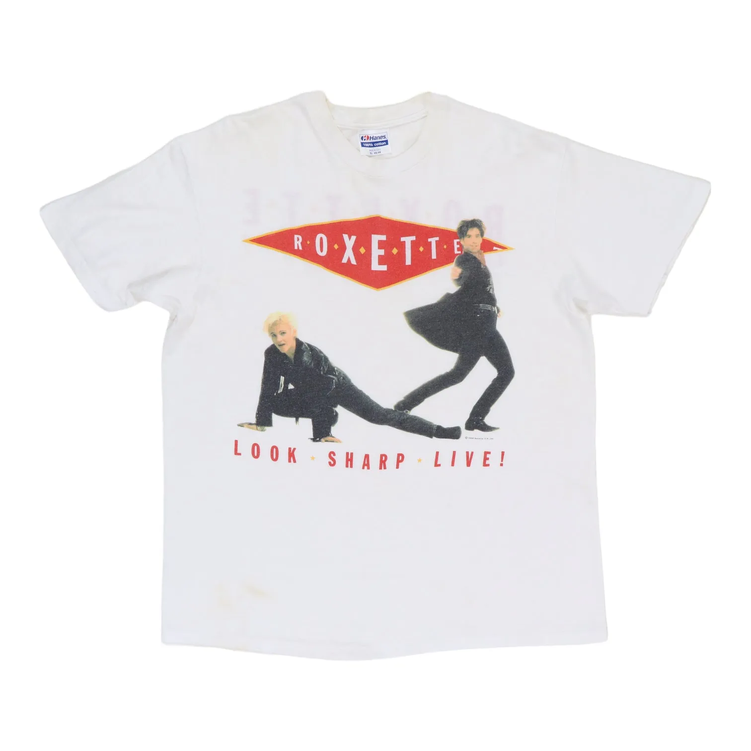 1989 Roxette Look Sharp Live Tour Shirt