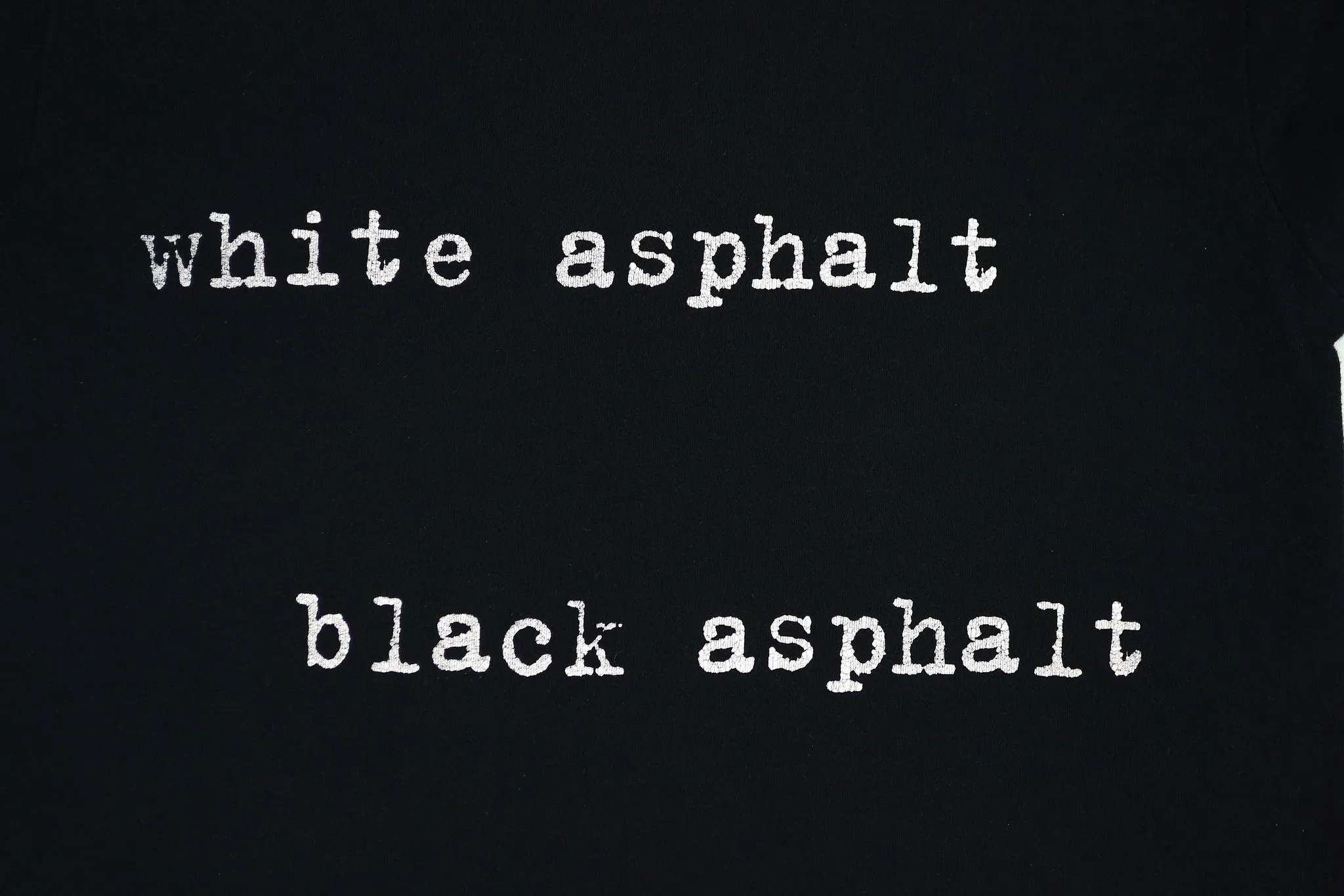 2003 Compact Stretch Jersey 'White Asphalt, Black Asphalt' T-shirt (Black)