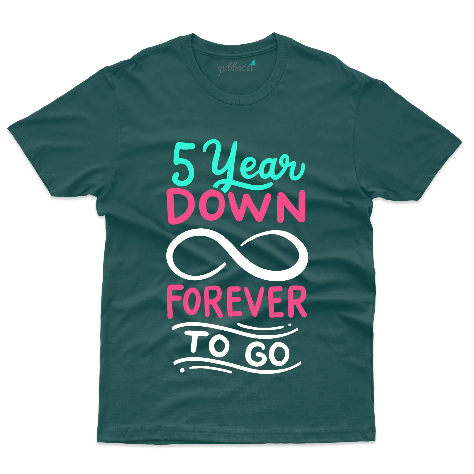 5 Year Down - 5th Marriage Anniversary T-Shirt