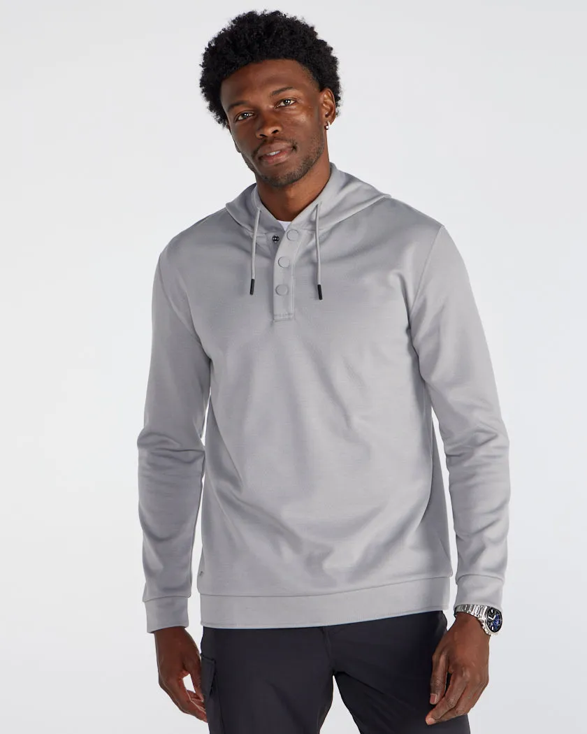 Adventure Fleece Hooded Henley