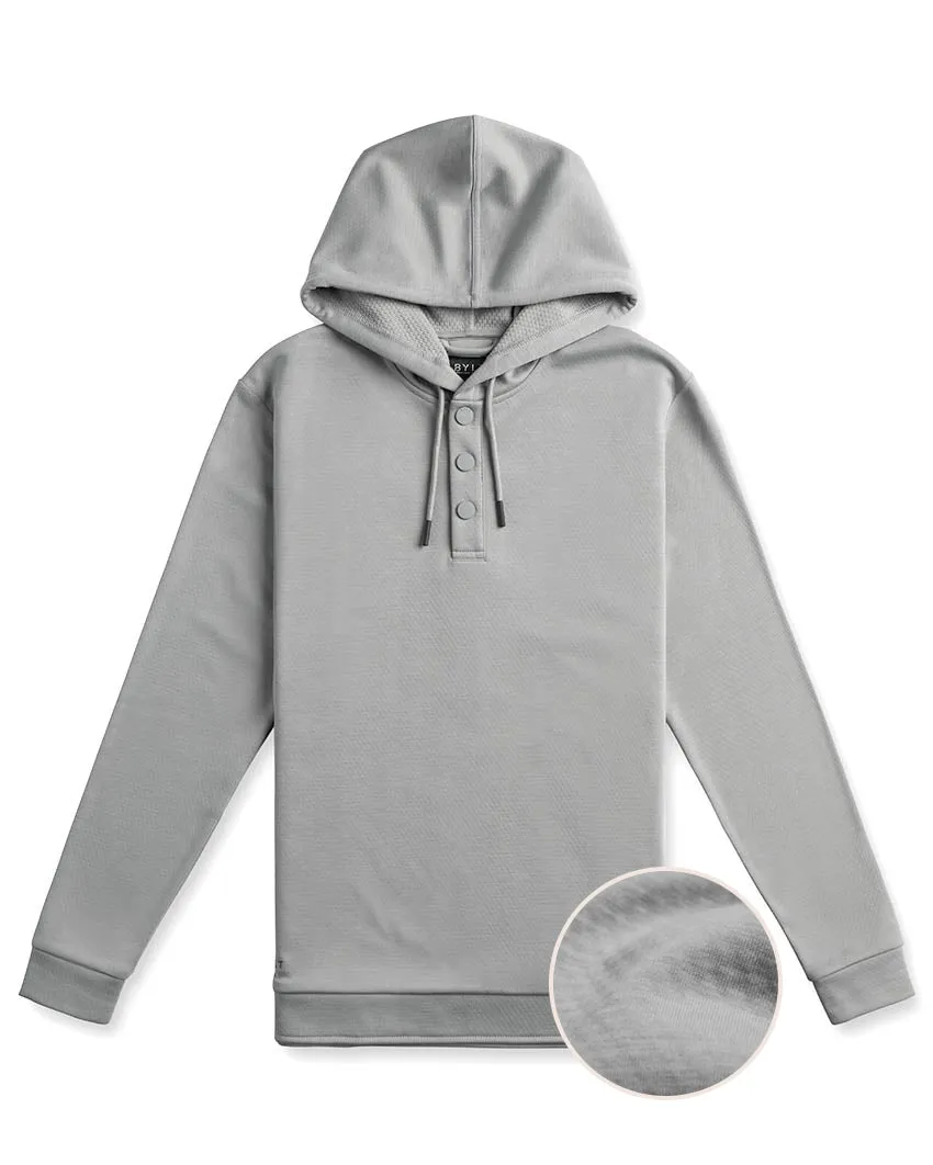 Adventure Fleece Hooded Henley