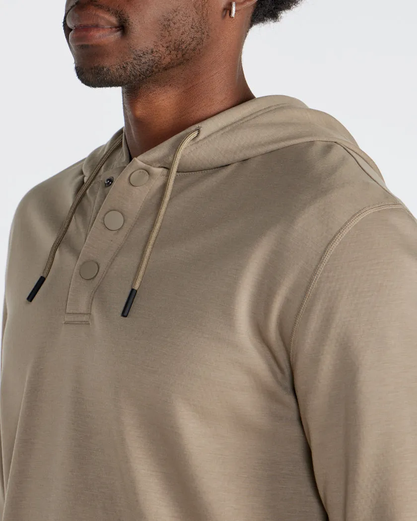 Adventure Fleece Hooded Henley