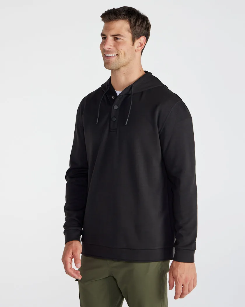 Adventure Fleece Hooded Henley