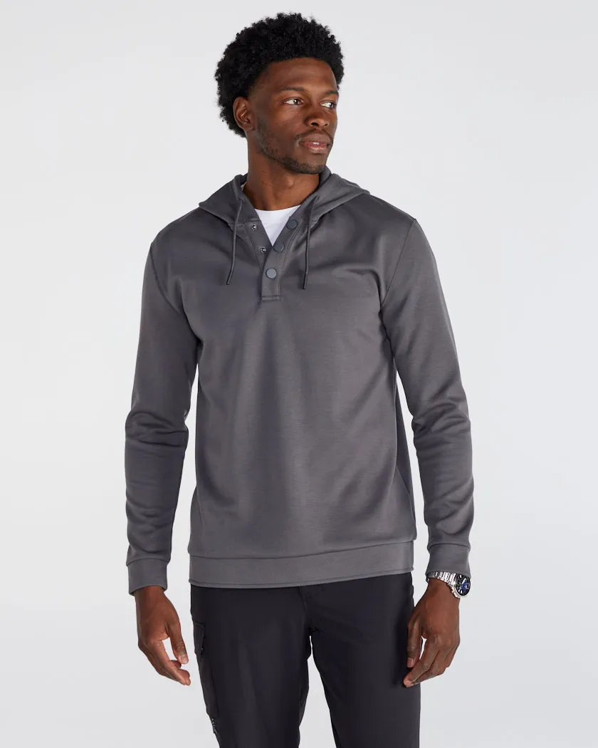 Adventure Fleece Hooded Henley