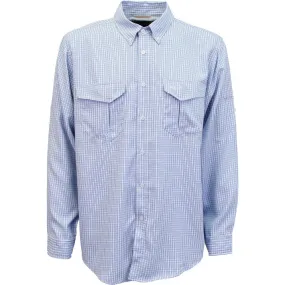 AFTCO Men's Sirius LS Tech Shirt/Horizon Blue