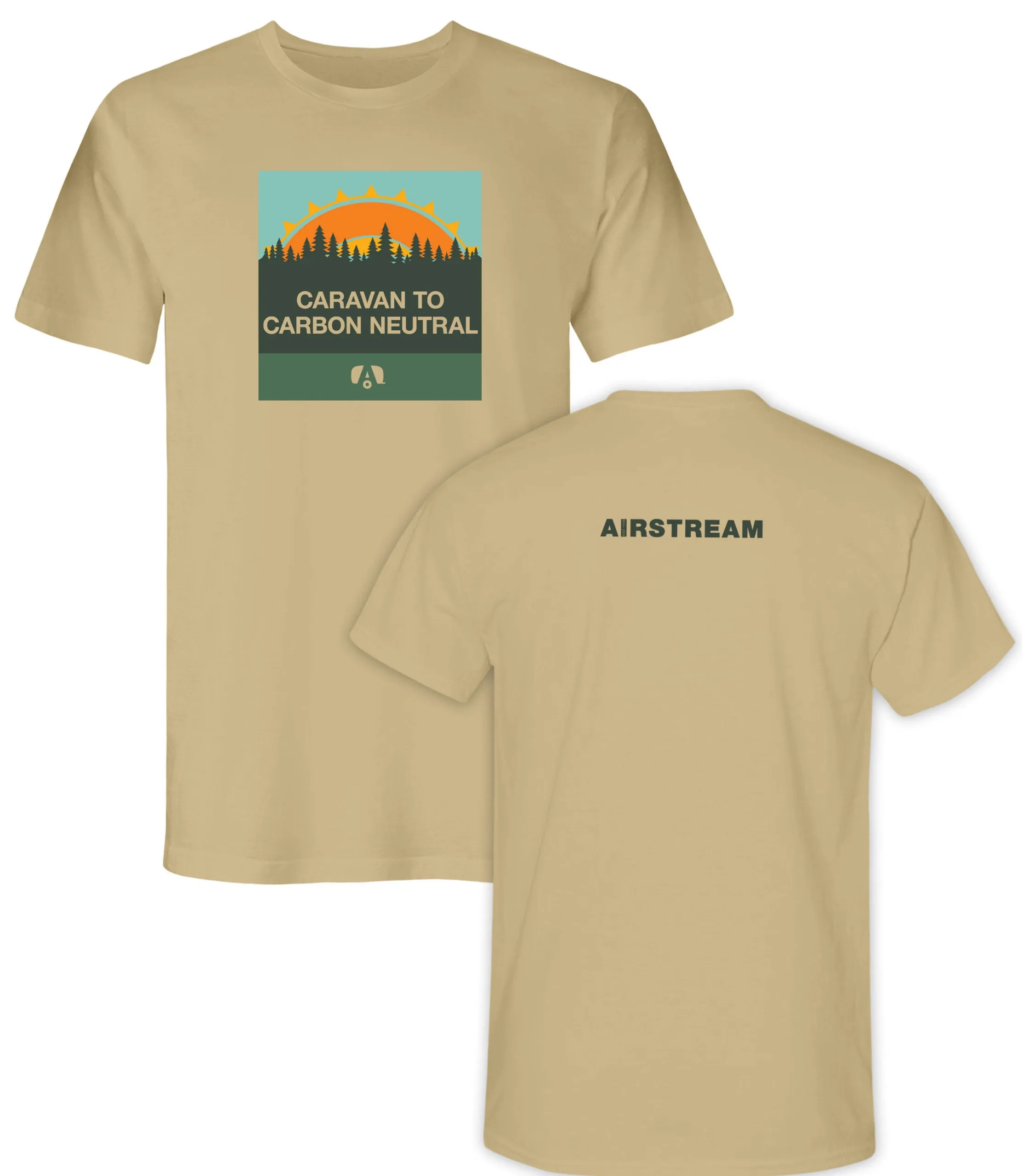 Airstream Caravan to Carbon Neutral T-Shirt