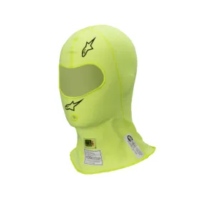 ALPINESTARS 4754920-55-OS Balaclava ZX Evo V3 FIA/SFI, Yellow, One Size