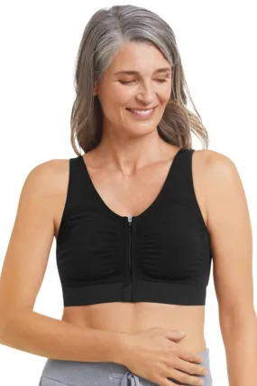 Amoena Emilia Seamless Surgical Bra - Black