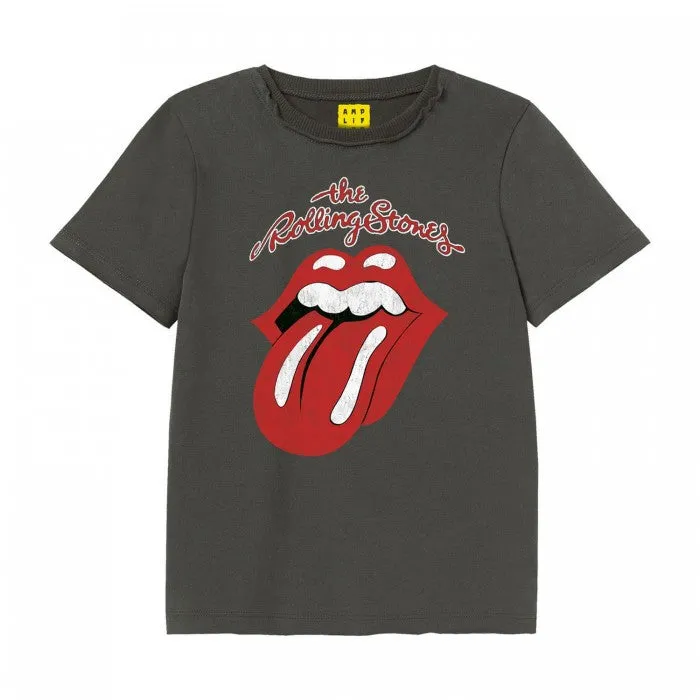 Amplified Childrens/Kids Vintage Tongue The Rolling Stones T-Shirt