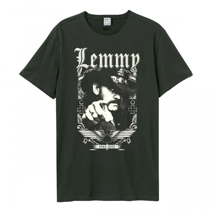 Amplified Unisex Adult 1945 Lemmy T-Shirt