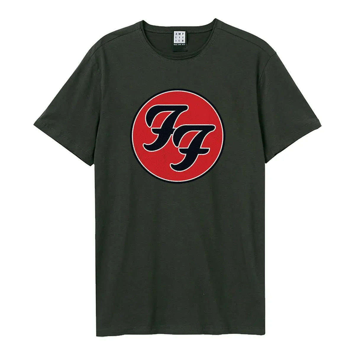 Amplified Unisex Adult Foo Fighters Logo T-Shirt