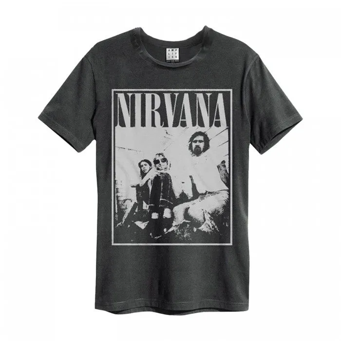 Amplified Unisex Adult Group Shot Nirvana T-Shirt