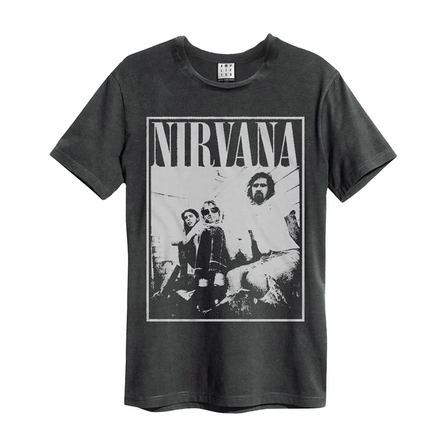 Amplified Unisex Adult Group Shot Nirvana T-Shirt