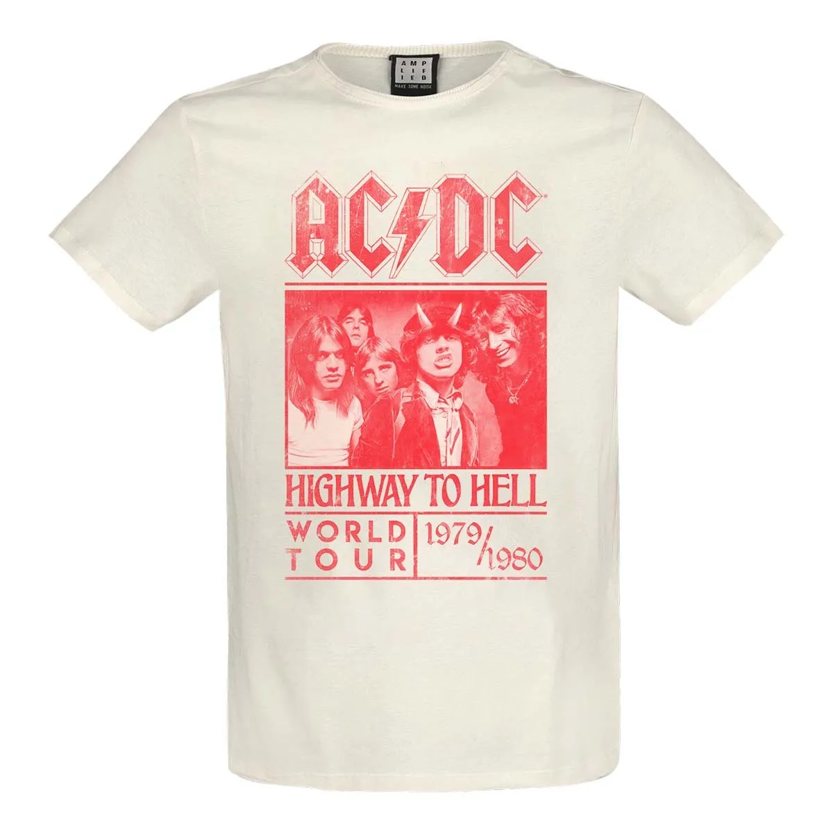 Amplified Unisex Adult Highway To Hell AC/DC T-Shirt