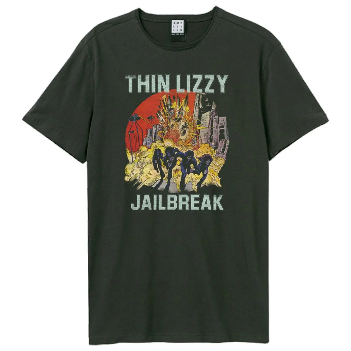 Amplified Unisex Adult Jailbreak Thin Lizzy T-Shirt