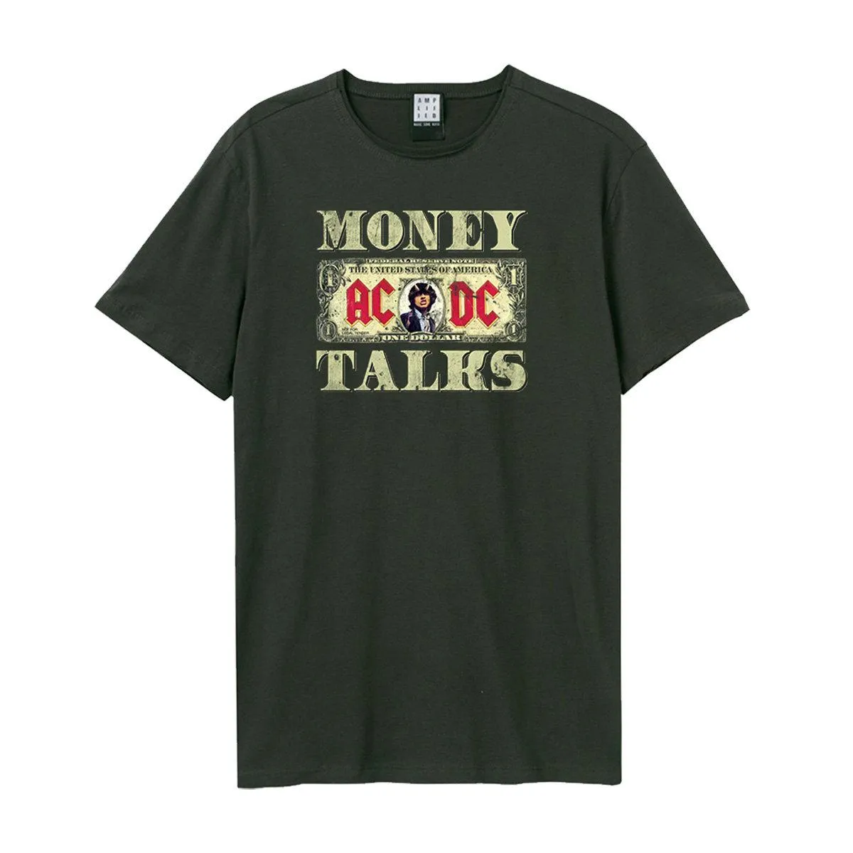 Amplified Unisex Adult Money Talks AC/DC T-Shirt