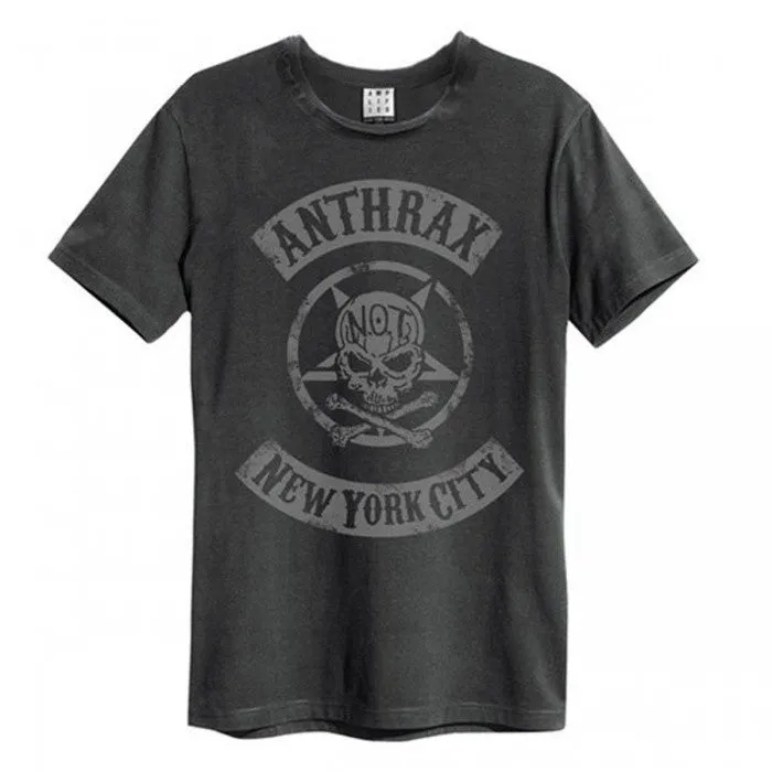 Amplified Unisex Adult New York City Anthrax T-Shirt