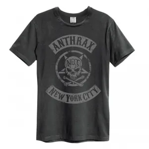 Amplified Unisex Adult New York City Anthrax T-Shirt