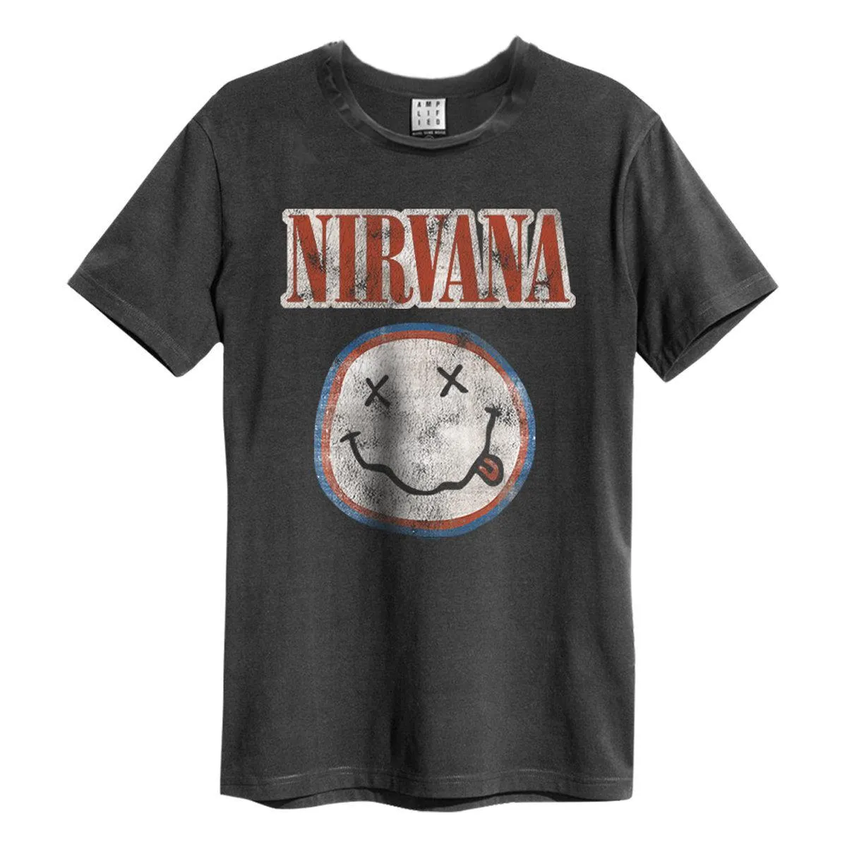 Amplified Unisex Adult Nirvana Logo T-Shirt