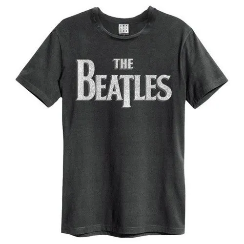 Amplified Unisex Adult The Beatles Logo T-Shirt