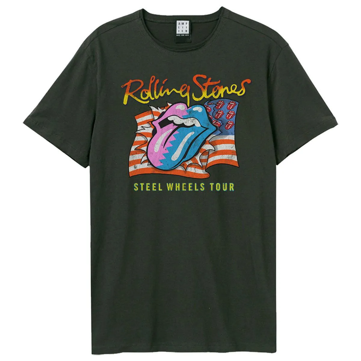 Amplified Unisex Adult The Rolling Stones T-Shirt