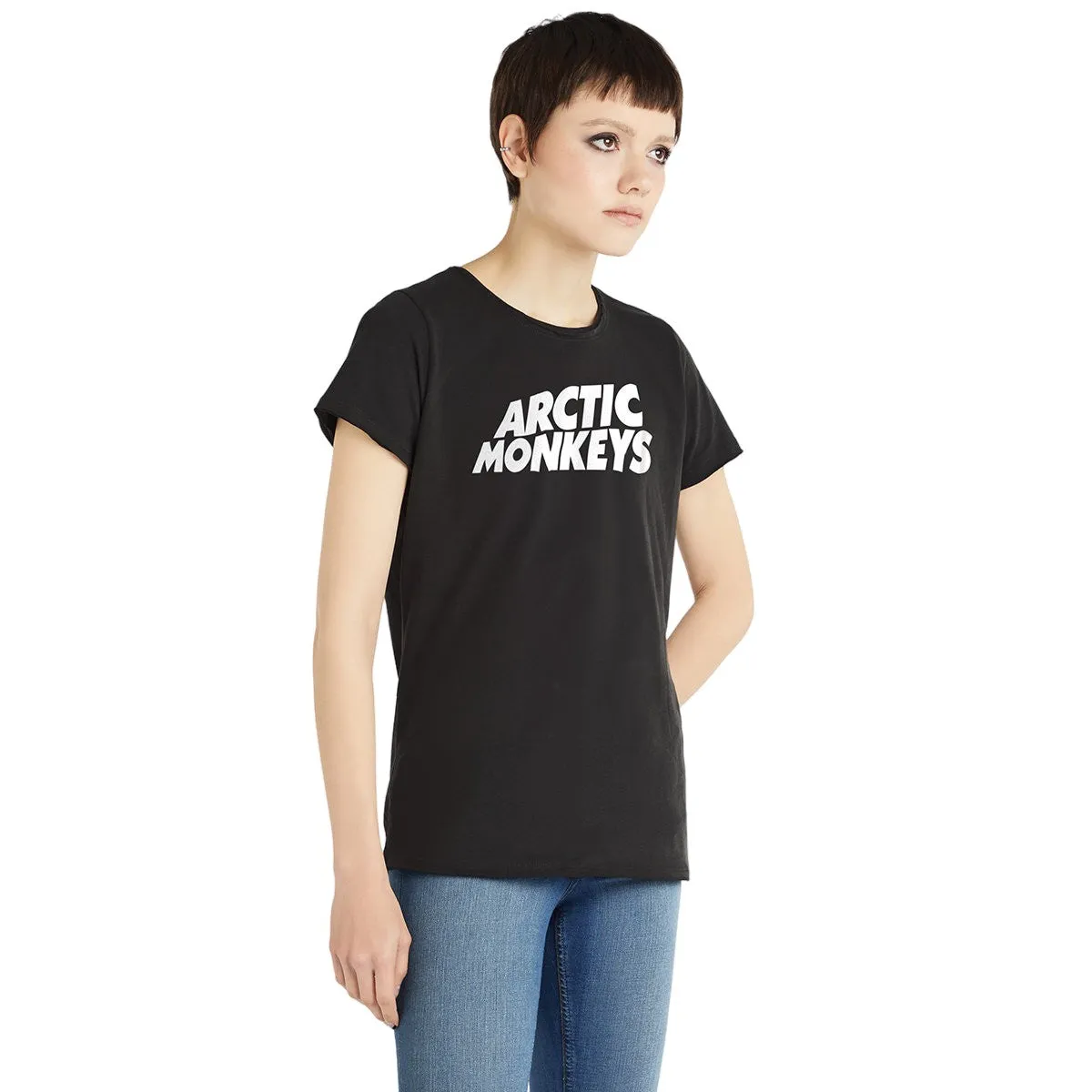 Amplified Unisex Adult Wave Logo T-Shirt