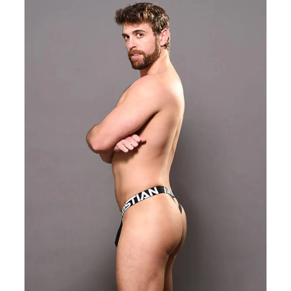 Andrew Christian CoolFlex Active Modal Y-Back Thong Black