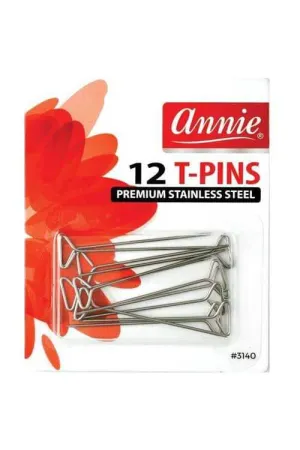 Annie Premium Quality T-Pins 12 CT #3140