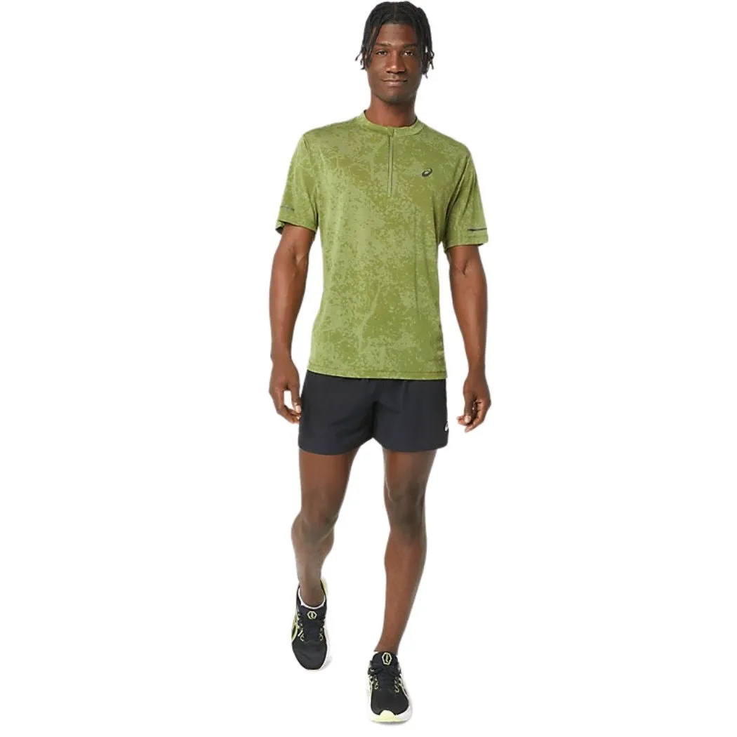 asics Metarun Pattern 1/2 Zip Men's Tee