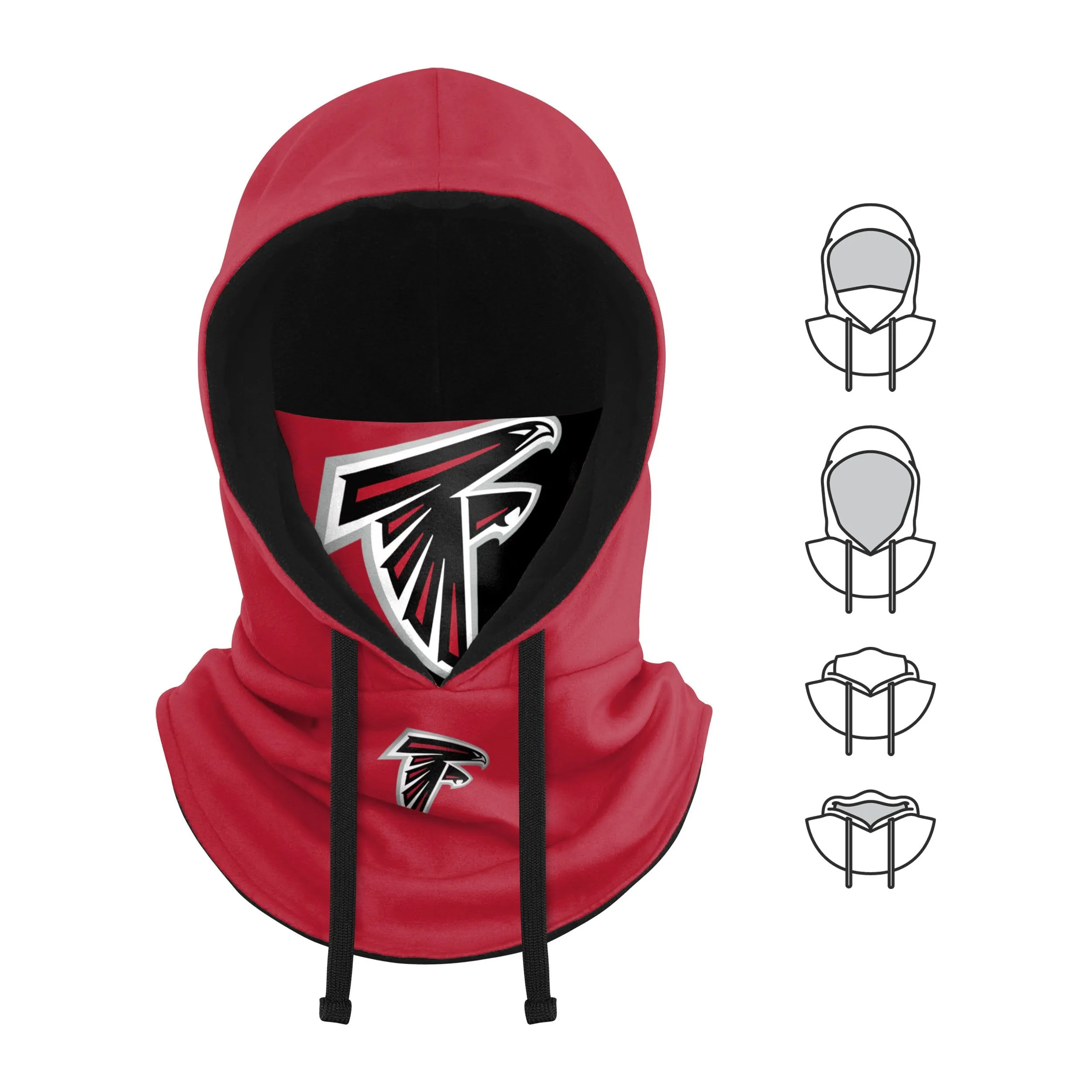 Atlanta Falcons NFL Drawstring Hooded Gaiter -