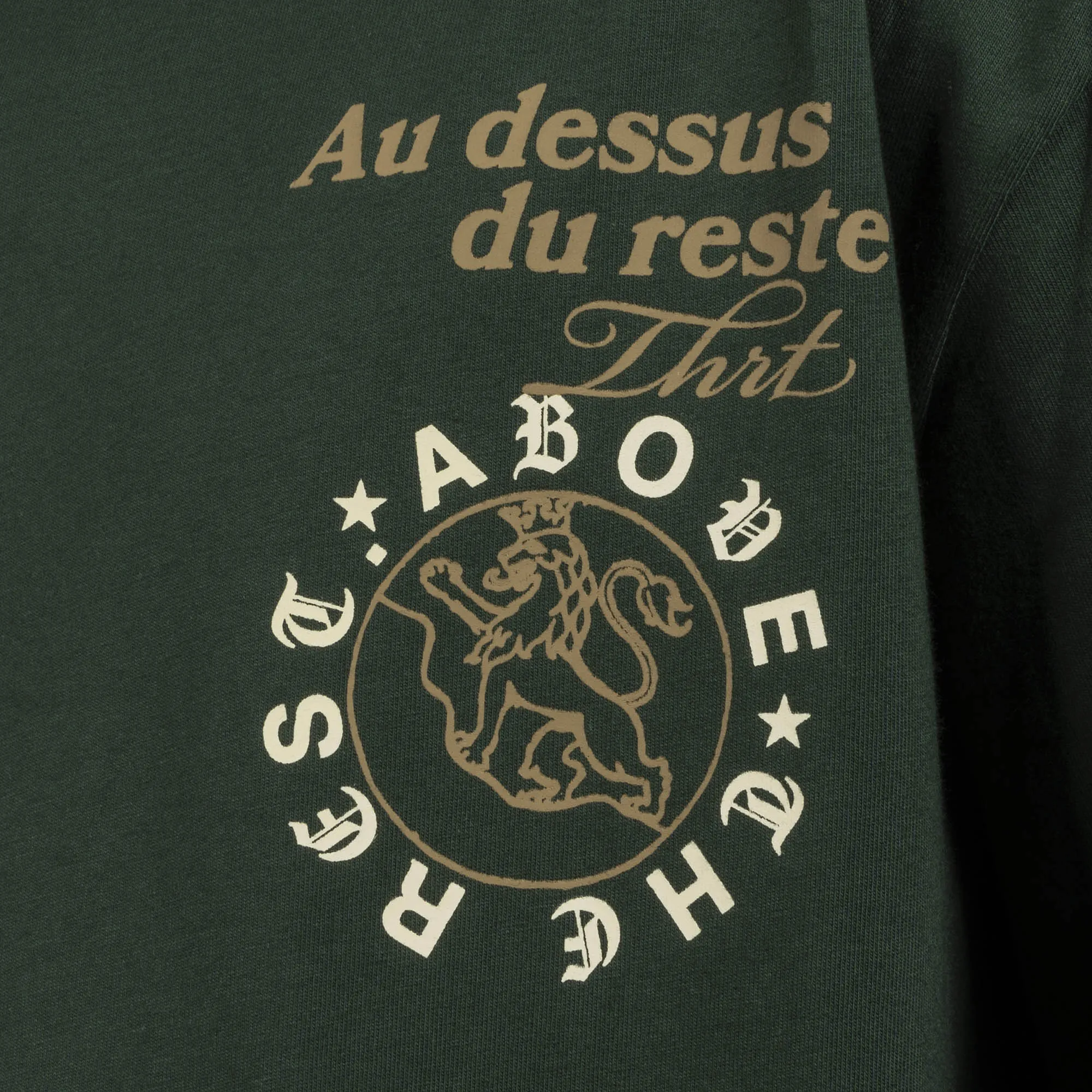 Au Dessus Du Reste LUX Heavy Weight Tee - Olive