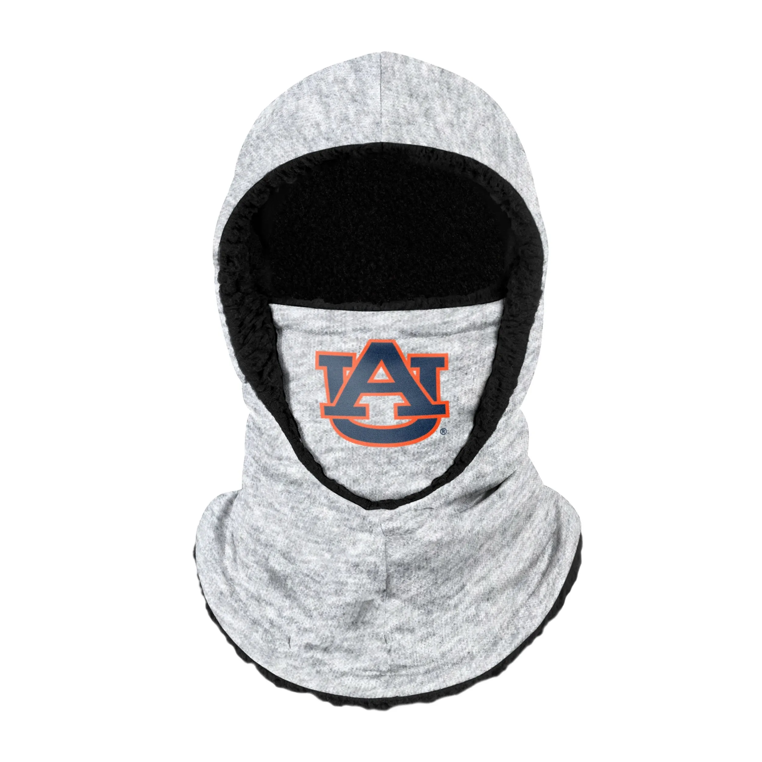 Auburn Tigers NCAA Heather Grey Big Logo Hooded Gaiter Scarf