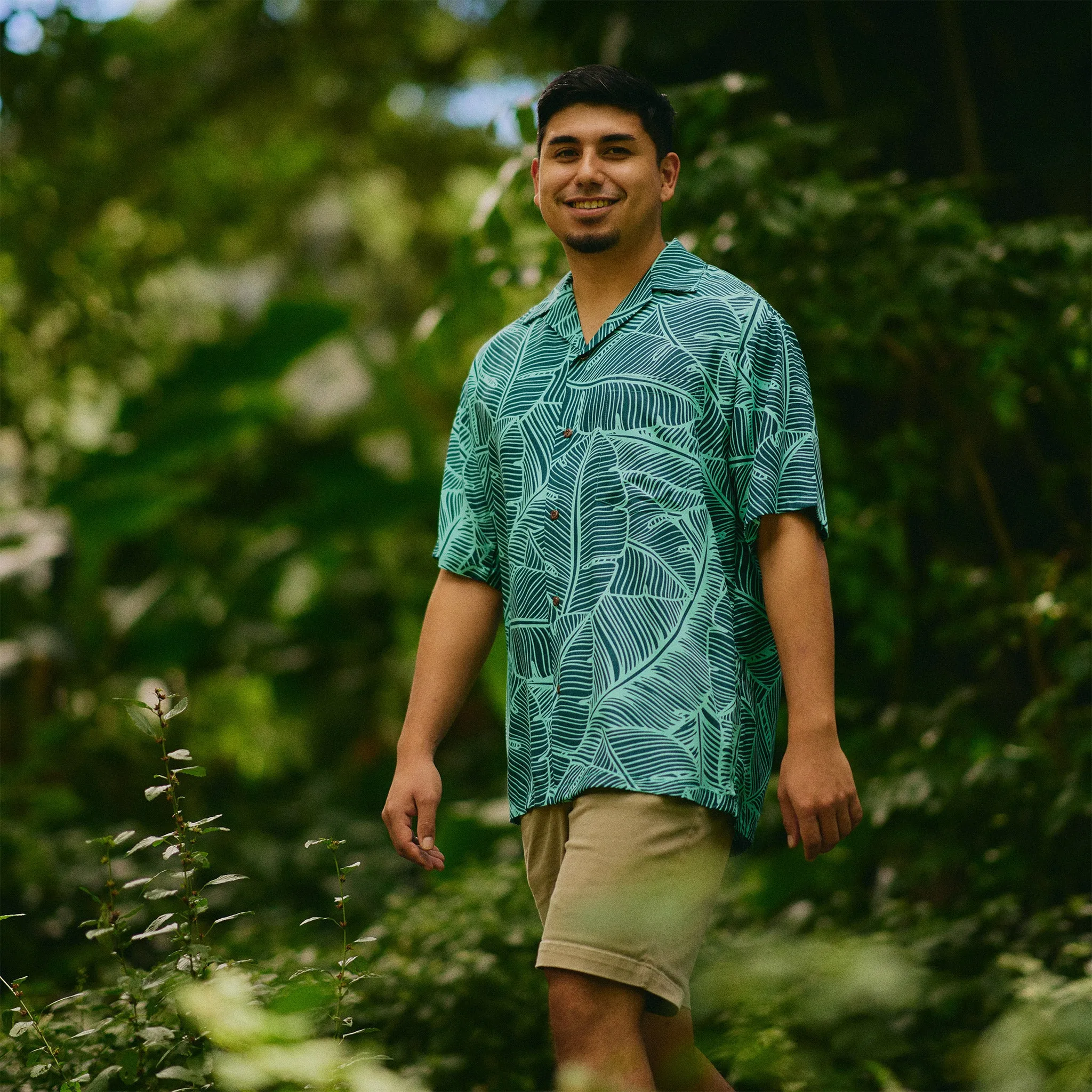 Banana Leaf Aloha Shirt