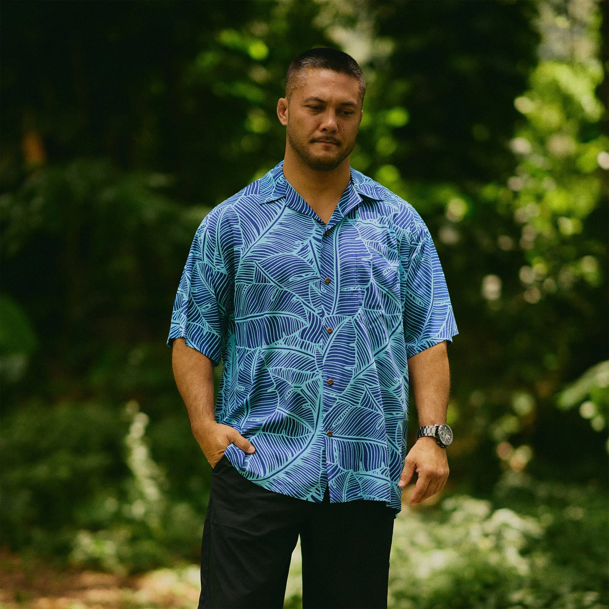 Banana Leaf Aloha Shirt