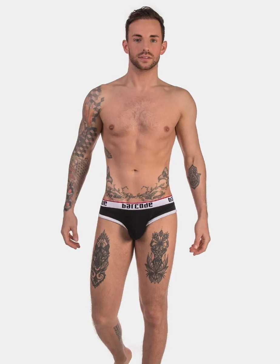 Barcode Berlin Backless Brief Maxime Black White