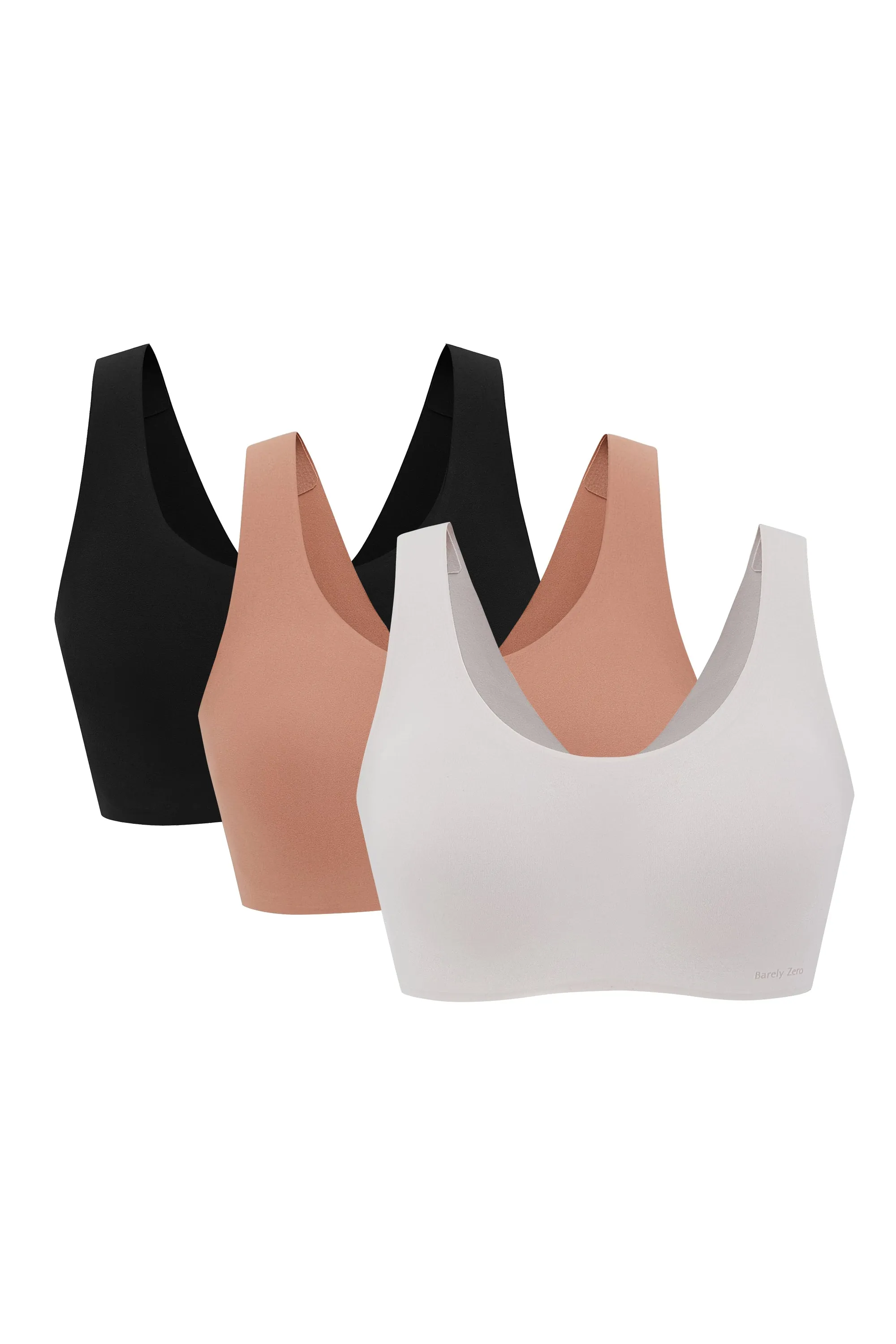 Barely Zero Classic Bra Trio