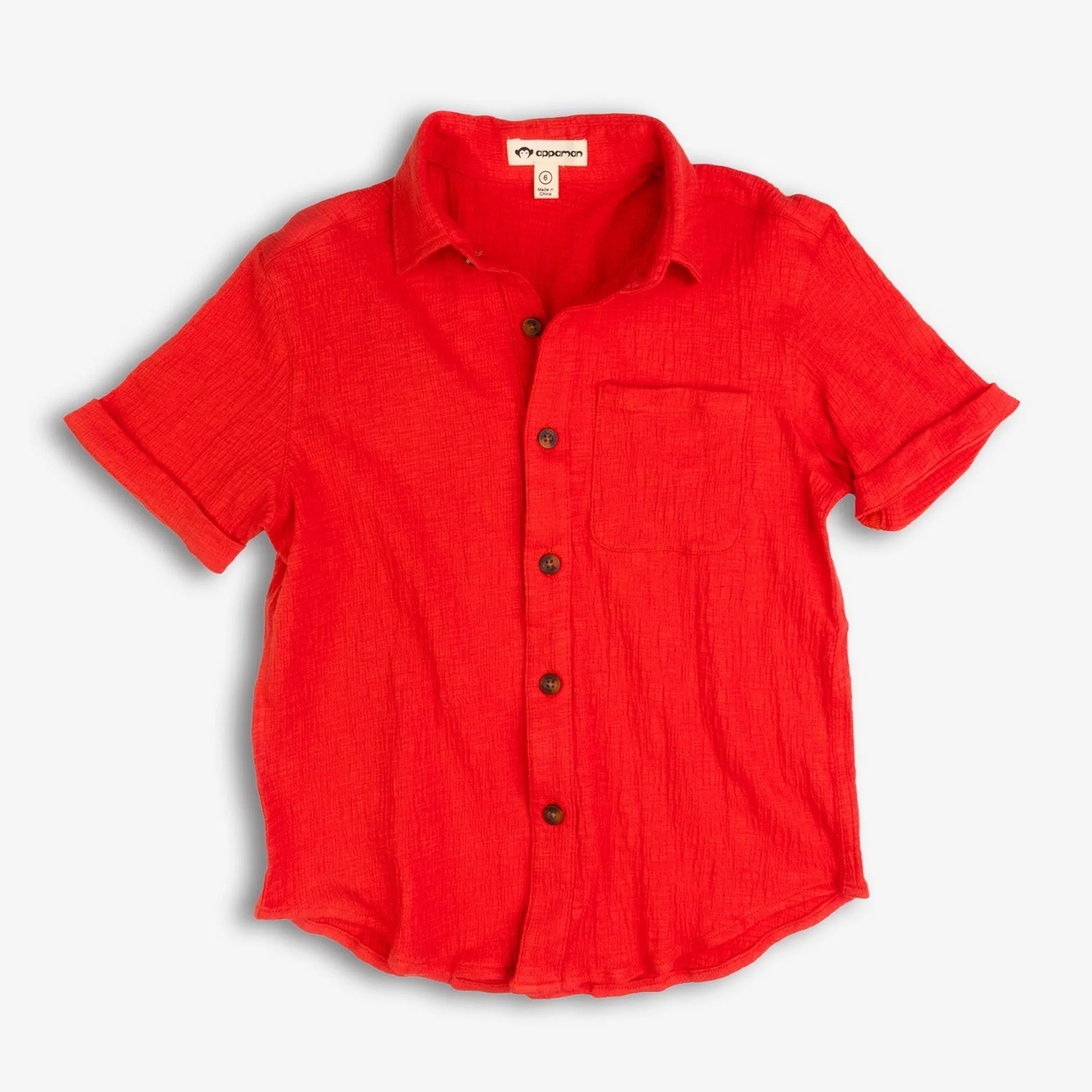 Beach Shirt | Coral