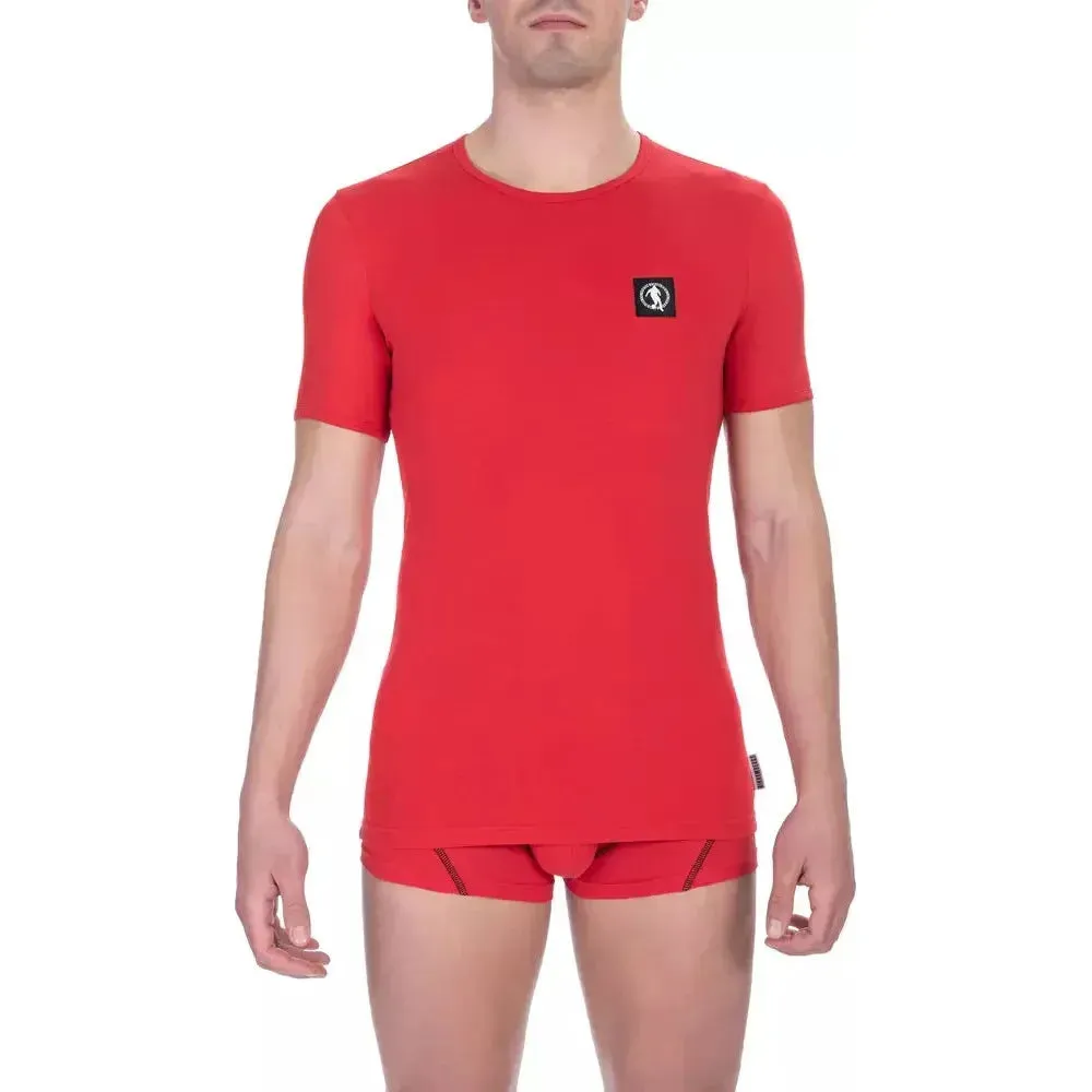 Bikkembergs Red Cotton Men's T-Shirt