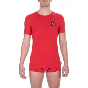 Bikkembergs Red Cotton Men's T-Shirt