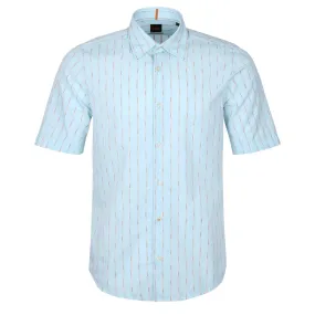 BOSS Rash 2 Short Sleeve Shirt in Mint