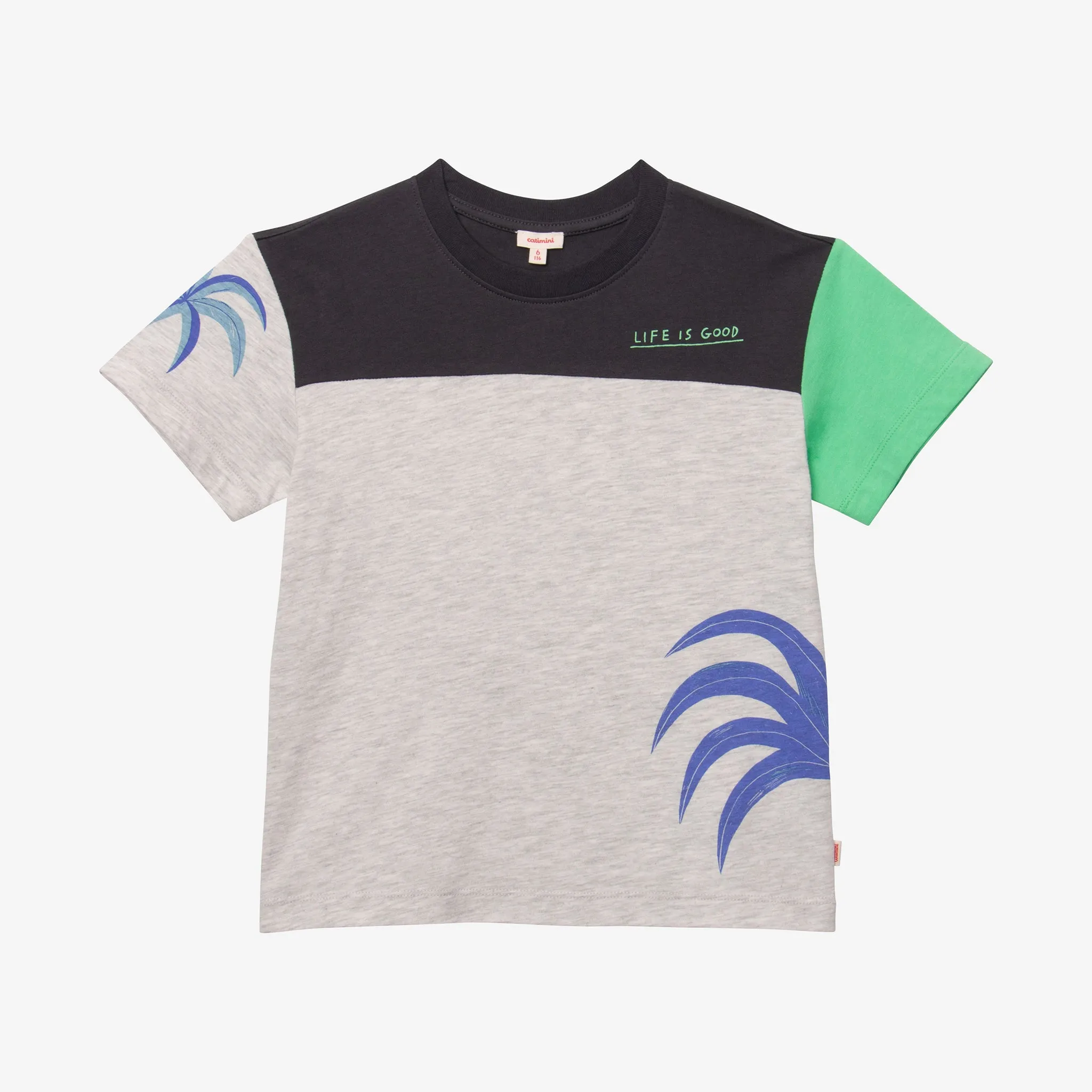 Boys' color block T-shirt