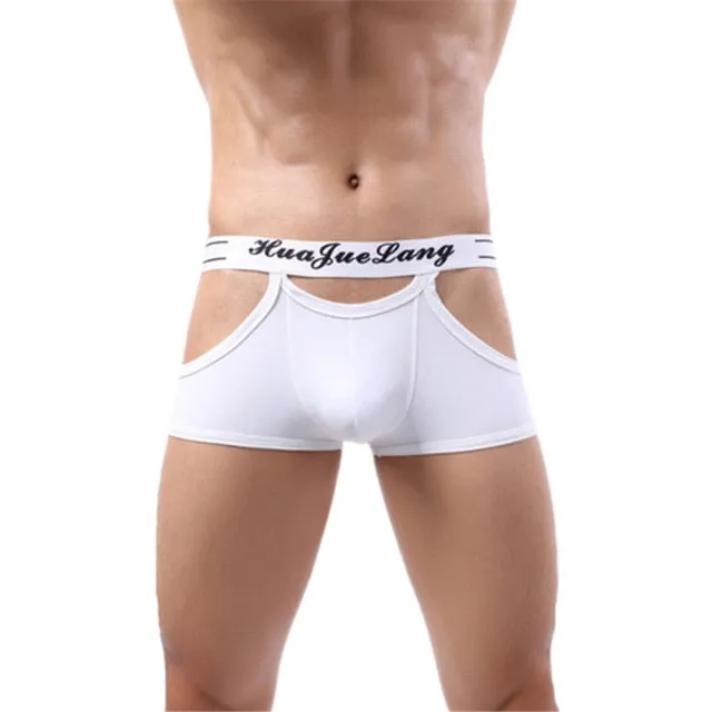 Breathable Spandex Solid Color Beach Men's Underwear