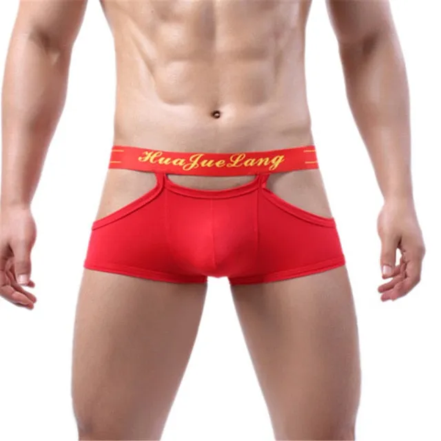 Breathable Spandex Solid Color Beach Men's Underwear