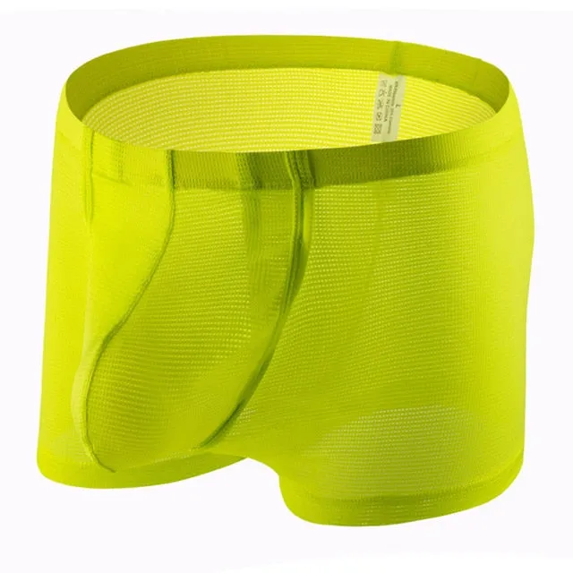 Breathable Transparent Solid Men Underwear