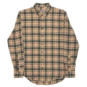 Burnt Umber Check Flannel Shirt