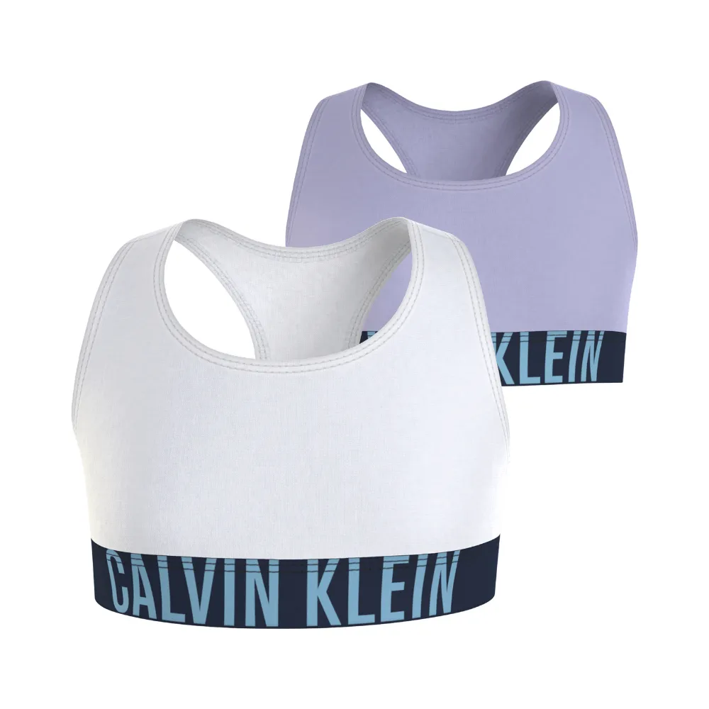 CALVIN KLEIN - 2Pk Bralette - White/Lilac