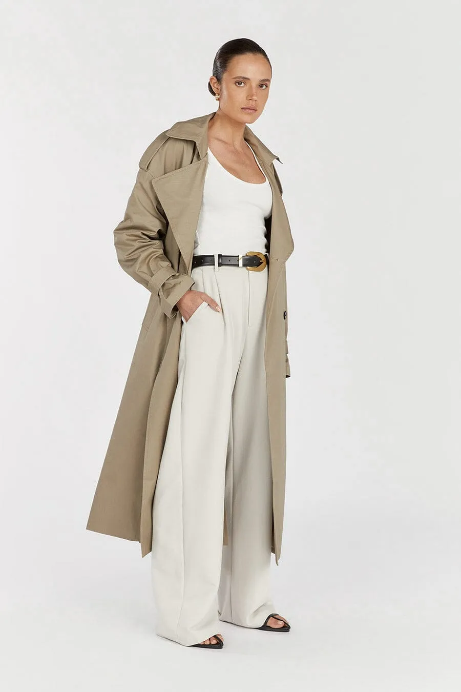 CAMERON MOSS TRENCH COAT