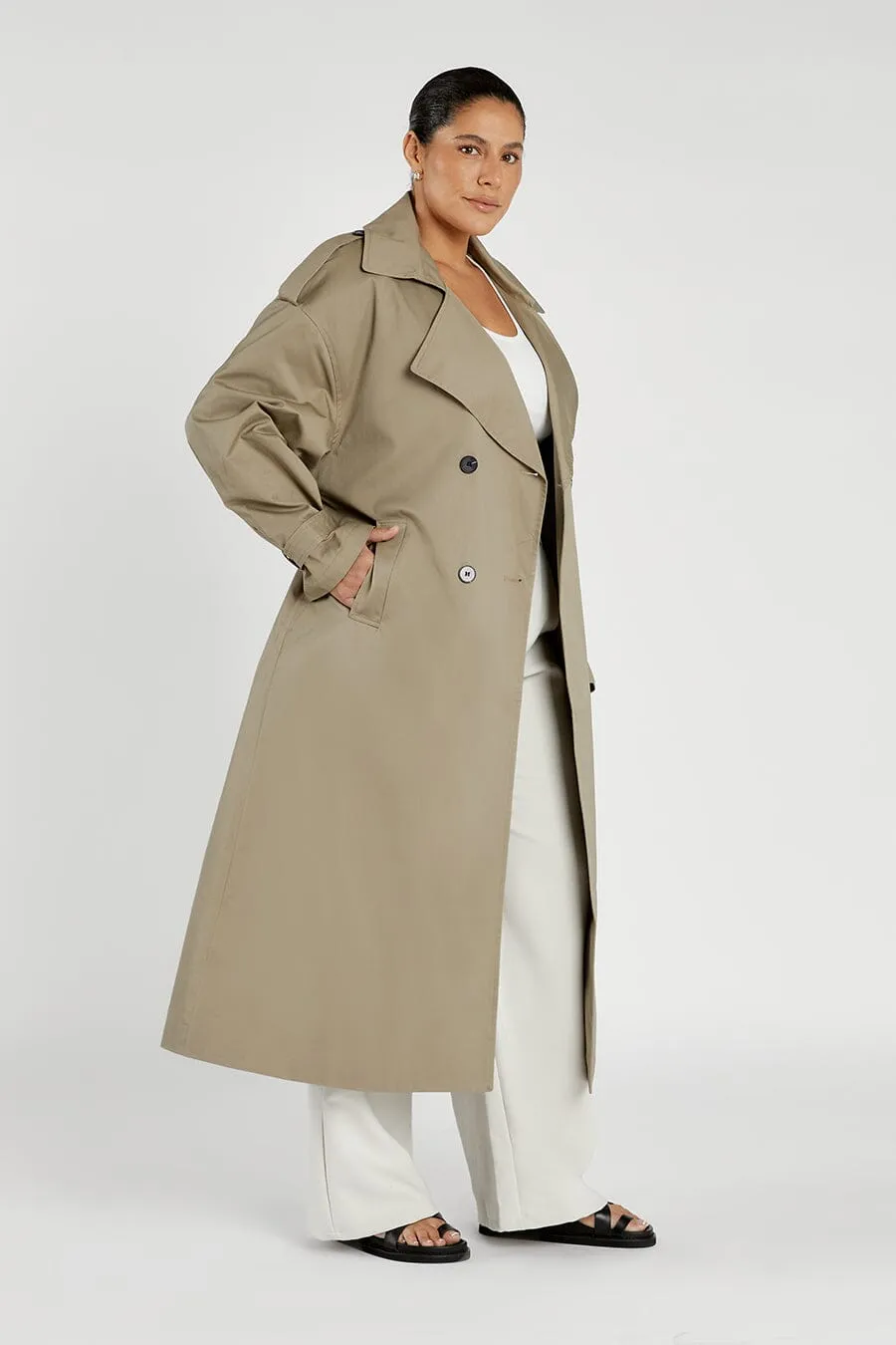 CAMERON MOSS TRENCH COAT