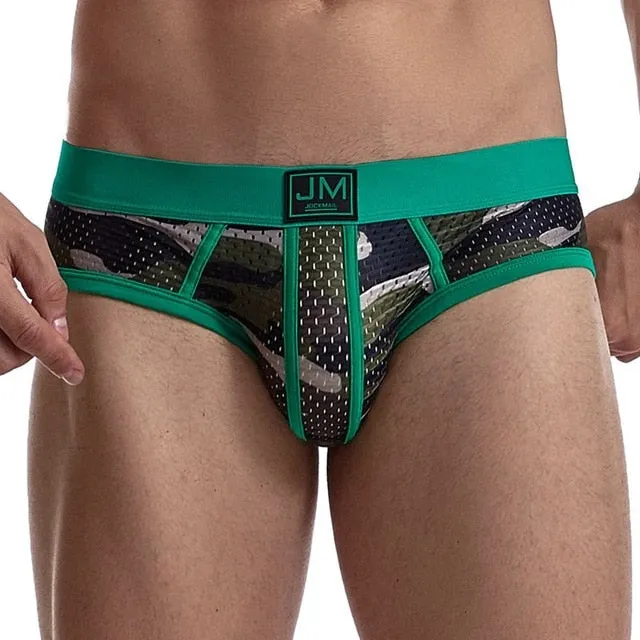 Camouflage Design Nylon Man Briefs